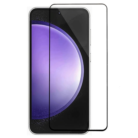 Samsung Galaxy S24 FE Hærdet Glas - Full-Fit Skærmbeskyttelse - Sort Kant