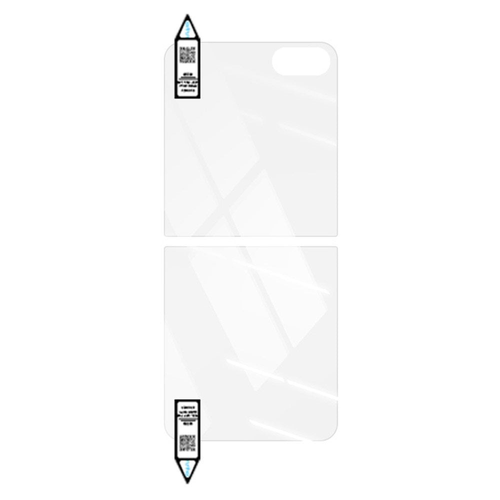 Samsung Galaxy Z Flip7 FE / Flip6 RURIHAI Hærdet Skærmbeskyttelsesglas - Case Friendly - Gennmemsigtig