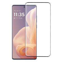 Motorola Moto G85 (5G) Hærdet Glas - Full-Fit Skærmbeskyttelse - Sort Kant