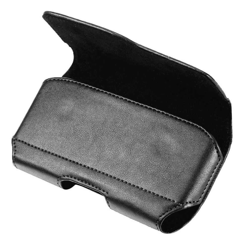 Universal Bæltetaske til Mobil - Elegant Kunstlæder - Maks. Mobil: 160 x 75mm - Sort