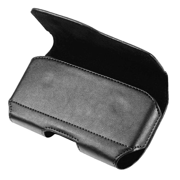 Universal Bæltetaske til Mobil - Elegant Kunstlæder - Maks. Mobil: 160 x 75mm - Sort