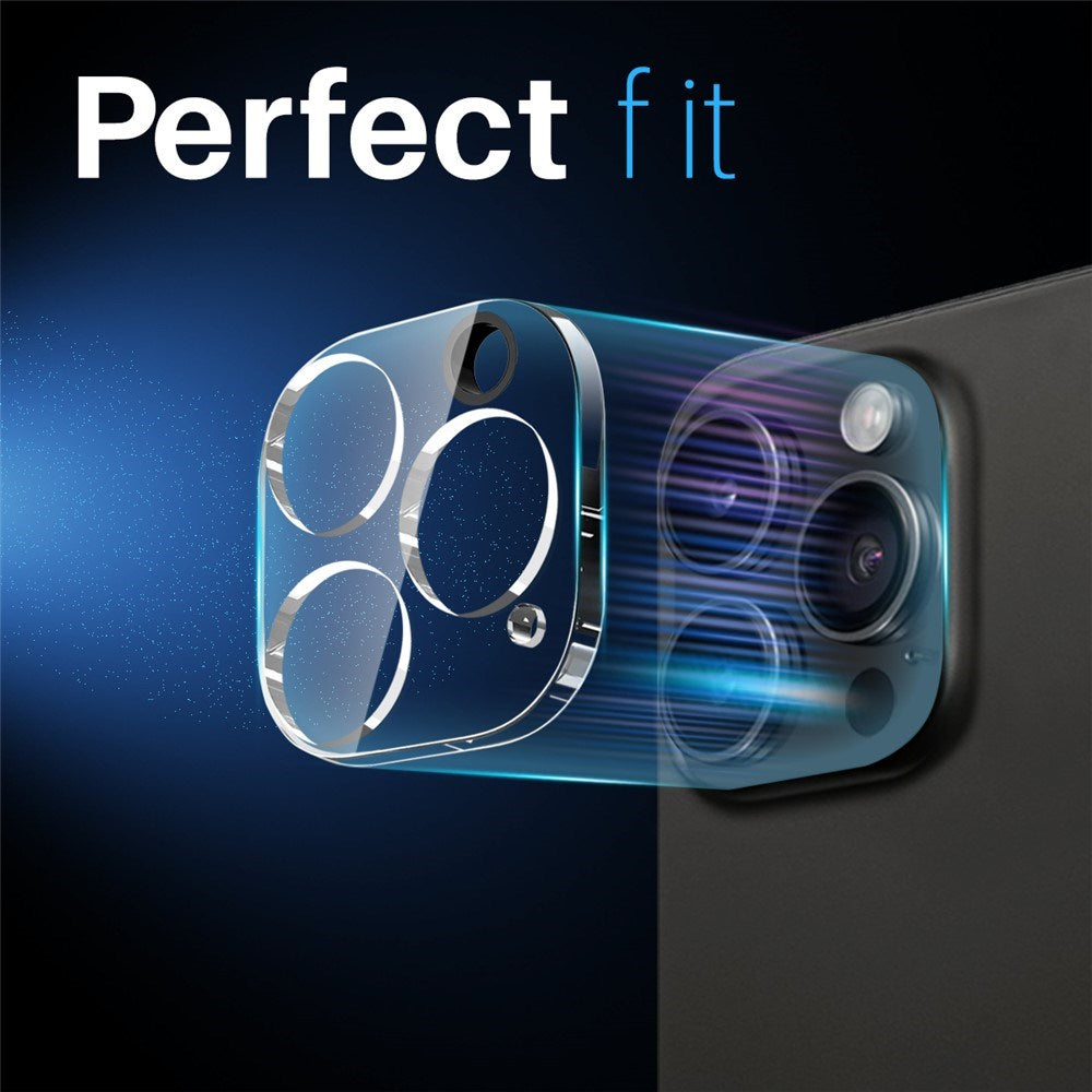 NORTHJO iPhone 16 Pro / 16 Pro Max Hærdet Kameralinseglas - Gennemsigtig