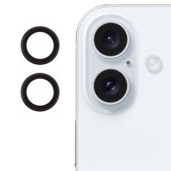 iPhone 16 / 16 Plus Kameralinse Beskyttelse - Sort