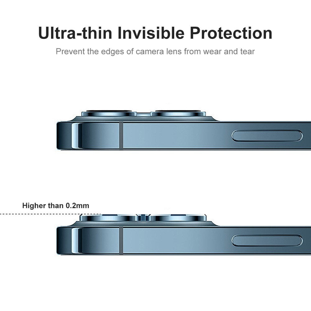 iPhone 16 Pro / 16 Pro Max Kameralinse Beskyttelsesglas - 3 stk. - Gennemsigtig
