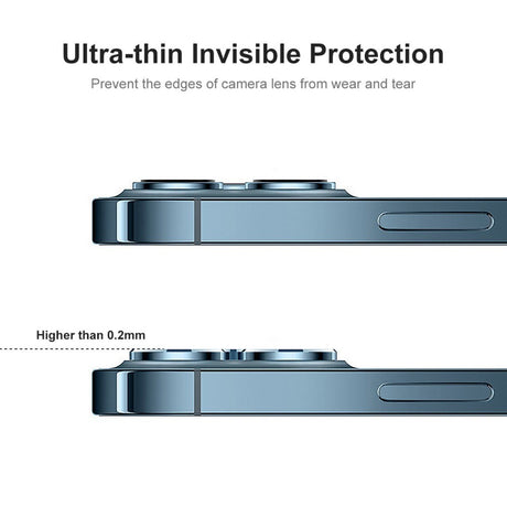 iPhone 16 Pro / 16 Pro Max Kameralinse Beskyttelsesglas - 3 stk. - Gennemsigtig