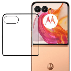 Motorola Razr 50 Ultra 5G Hærdet Skærmbeskyttelsesglas Bagskærm - Gennemsigtig