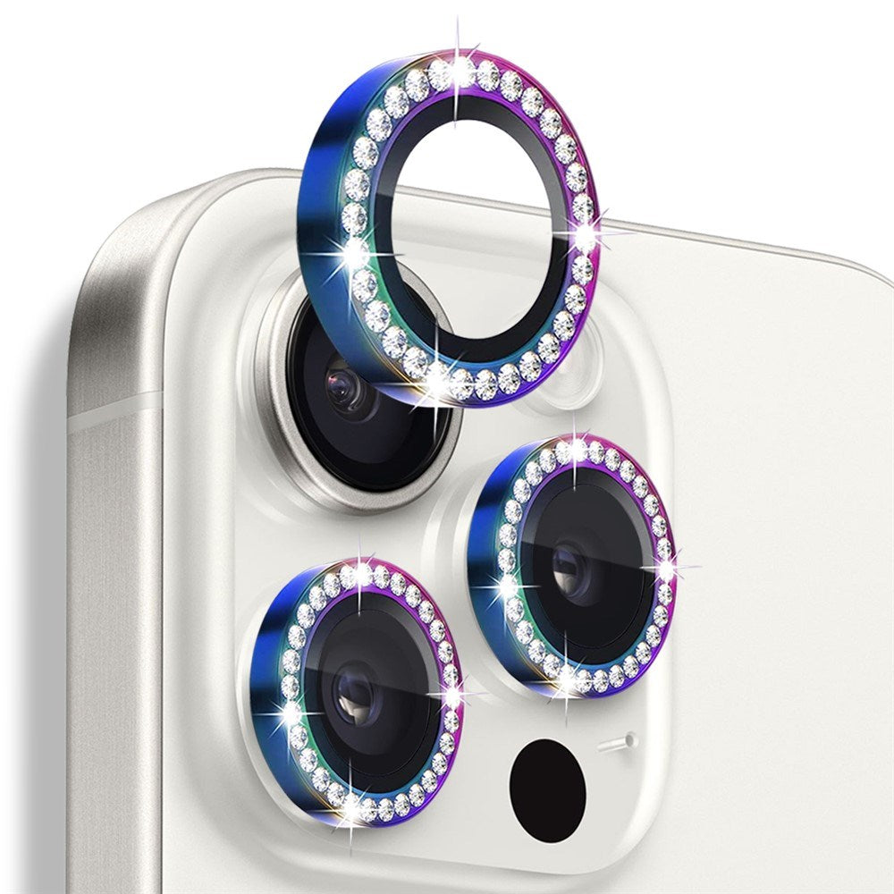 NORTHJO iPhone 16 Pro / 16 Pro Max Kameralinsebeskyttelse - Pyntesten - Multi