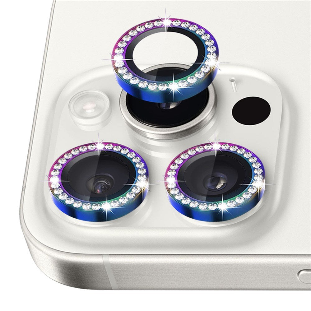 NORTHJO iPhone 16 Pro / 16 Pro Max Kameralinsebeskyttelse - Pyntesten - Multi
