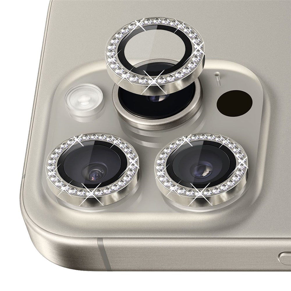 NORTHJO iPhone 16 Pro / 16 Pro Max Kameralinsebeskyttelse - Pyntesten - Beige