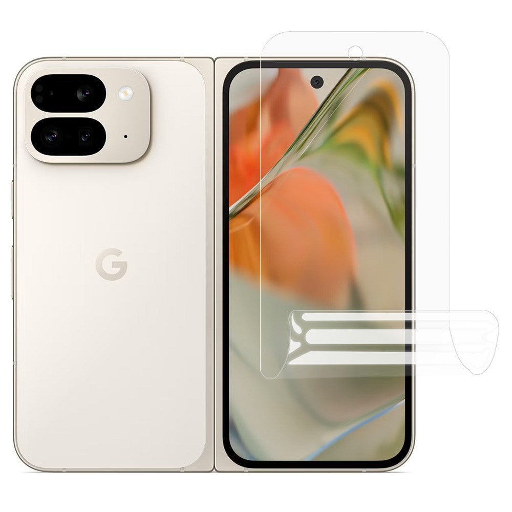 Google Pixel 11 Pro Fold / 10 Pro Fold / 9 Pro Fold Beskyttelsesfilm til Forside - Gennemsigtig