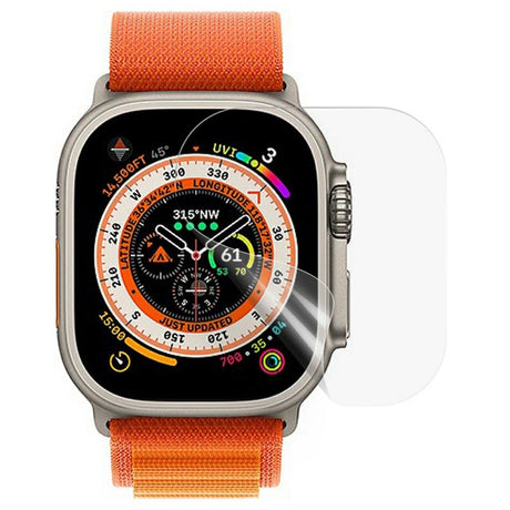Apple Watch 11 / 10 (46mm) Fleksibel Beskyttelsesfilm - Gennemsigtig