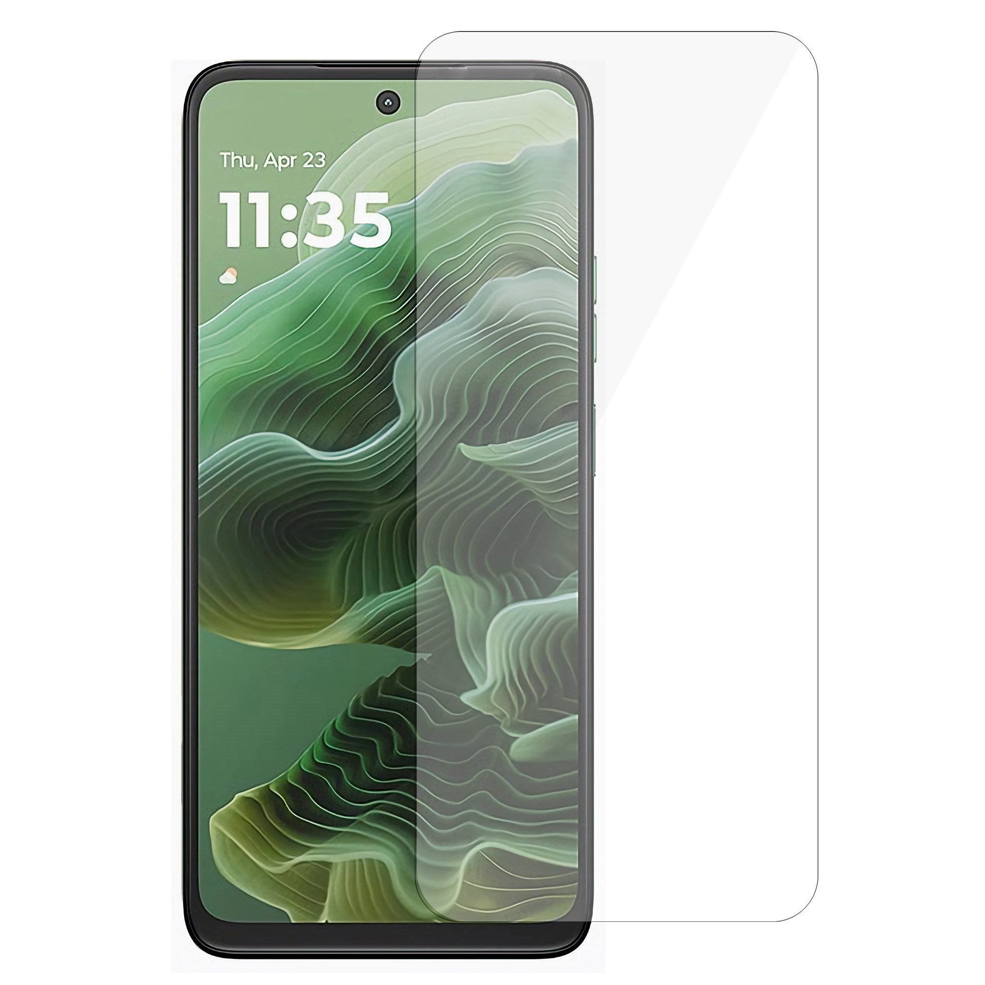 Motorola Moto G35 5G 2.5D Arc Edge Skærmbeskytter i Aluminium-Silicon Glas