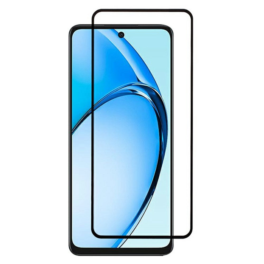 OPPO A60 Hærdet Skærmbeskyttelsesglas - Gennemsigtig / Sort Kant