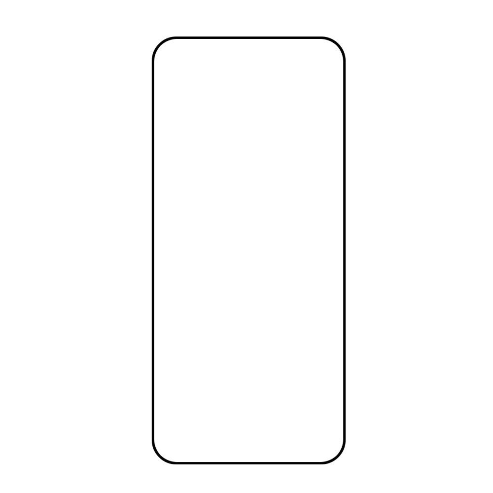 Xiaomi Redmi Note 14 Pro+ / 13 Pro+ Full Fit Hærdet Skærmbeskyttelsesglas - Gennemsigtig / Sort
