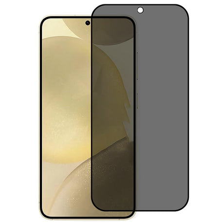 Samsung Galaxy S25 Full Fit Hærdet Skærmbeskyttelsesglas - Privacy Funktion - Gennemsigtig