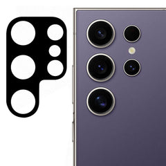 Samsung Galaxy S25 Ultra Hærdet Kameralinsebeskyttelsesglas - Sort