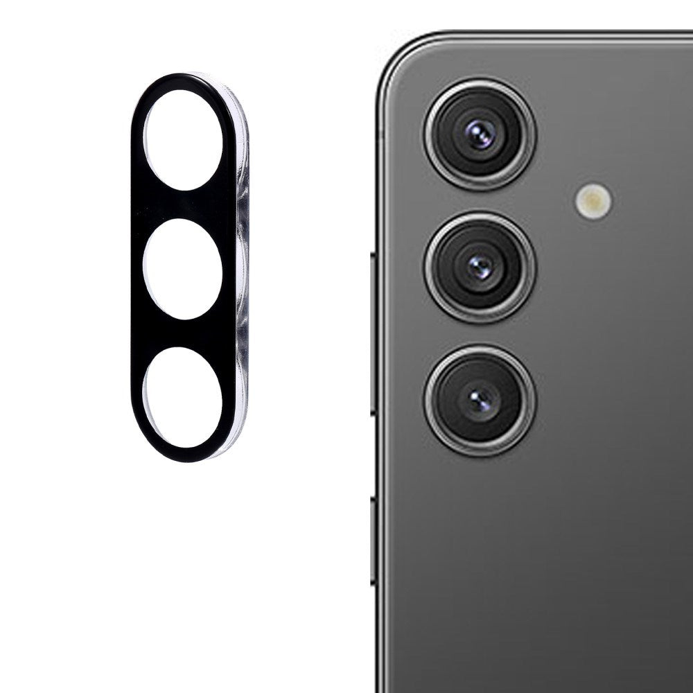 Samsung Galaxy S25 Hærdet Kameralinsebeskyttelsesglas - Sort