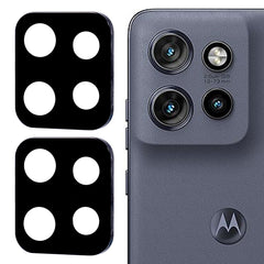 Motorola Edge 50 Neo 5G Kameralinse Hærdet Beskyttelsesglas - 2 stk. - Sort