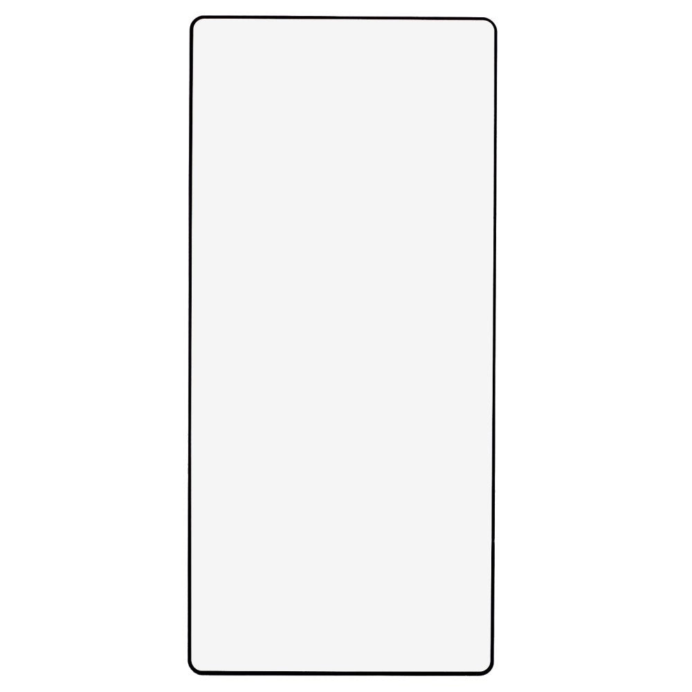 Samsung Galaxy S25 Ultra Full Fit Skærmbeskyttelsesglas - Gennemsigtig/Sort Kant