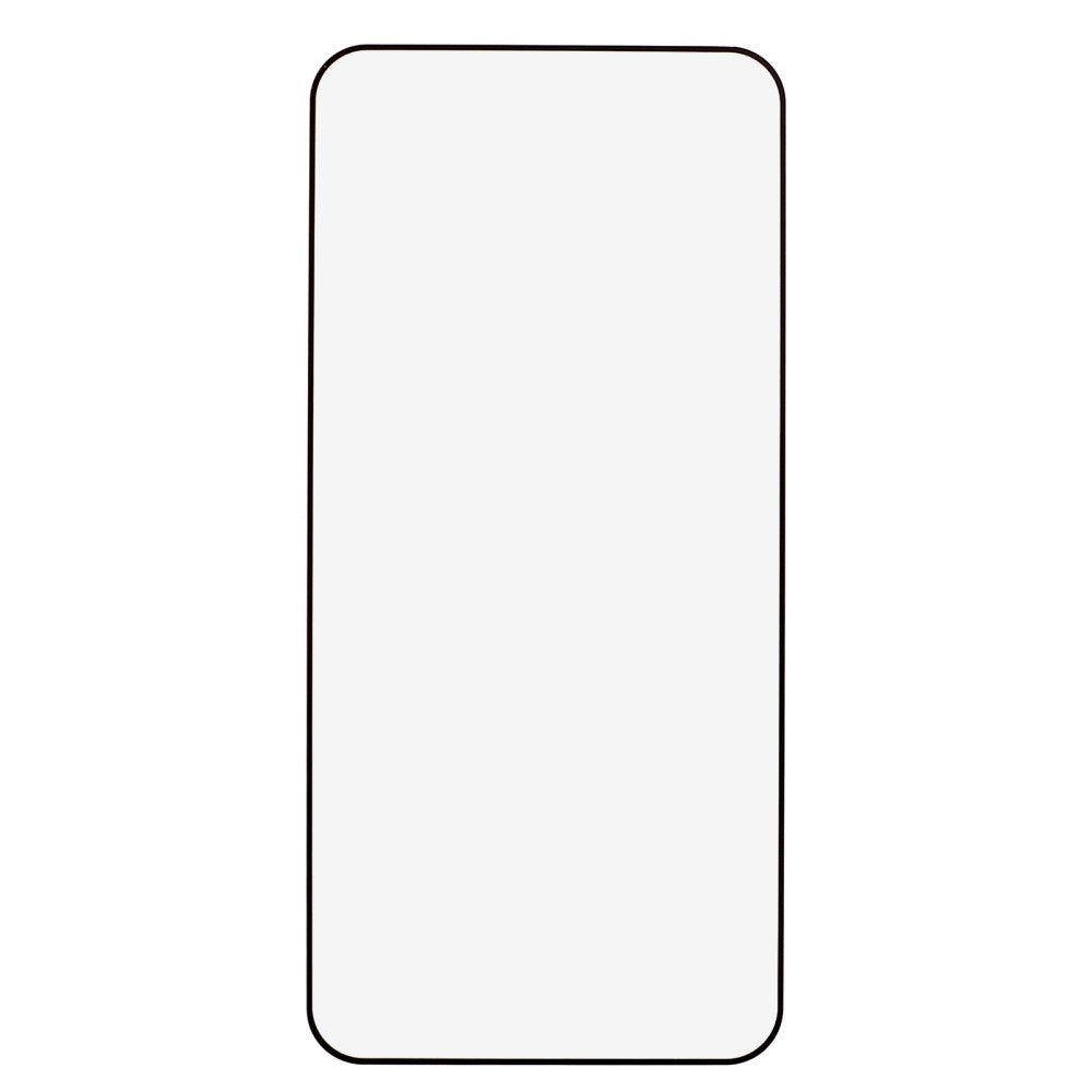 Samsung Galaxy S25 Full Fit Hærdet Skærmbeskyttelsesglas - Gennemsigtig / Sort Kant