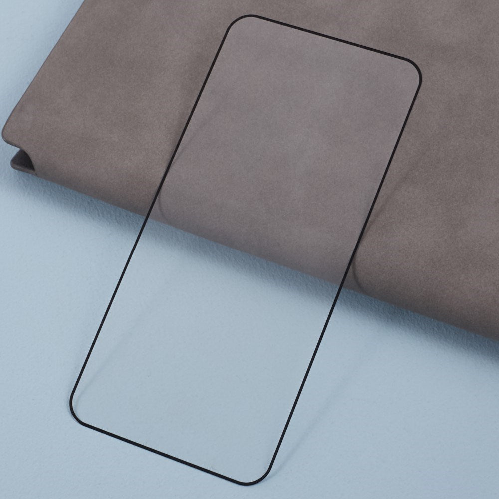 Samsung Galaxy S25 Full Fit Hærdet Skærmbeskyttelsesglas - Gennemsigtig / Sort Kant