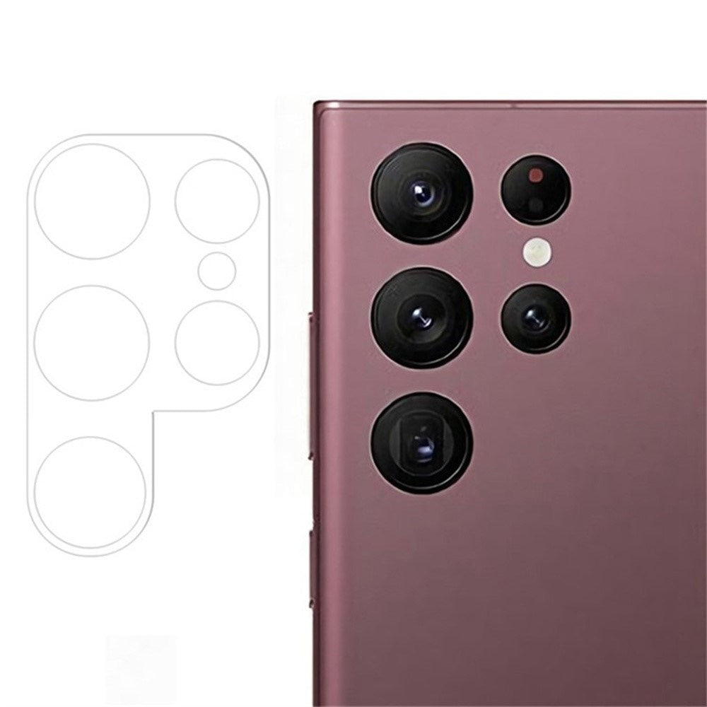 Samsung Galaxy S25 Ultra 3D Kameralinsebeskyttelsesglas - Gennemsigtig
