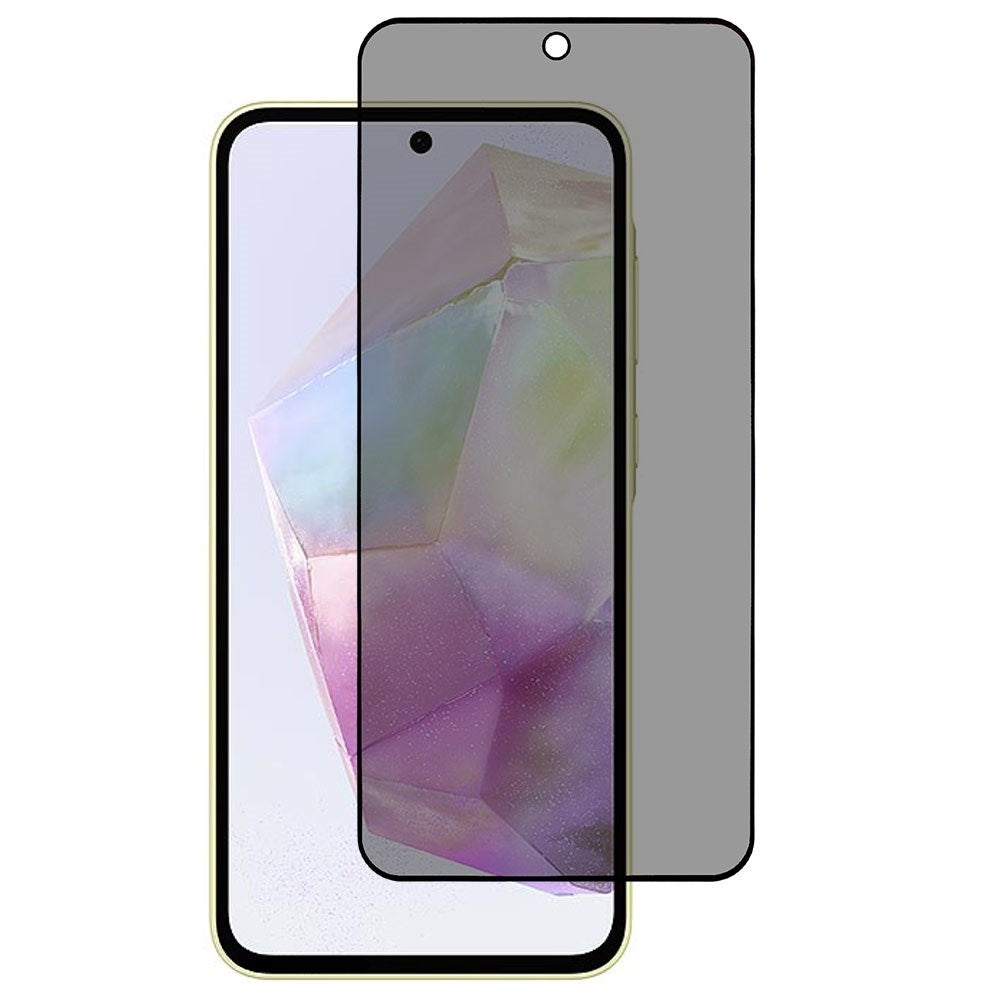 Samsung Galaxy A36 (5G) Full Fit Hærdet Skærmbeskyttelsesglas - Privacy Funktion - Gennemsigtig