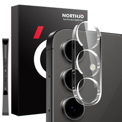 NORTHJO Samsung Galaxy S25 Hærdet Kameralinseglas - Gennemsigtig