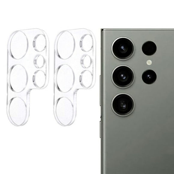Samsung Galaxy S25 Ultra Hærdet Kameralinsebeskyttelsesglas - 2 stk - Gennemsigtig