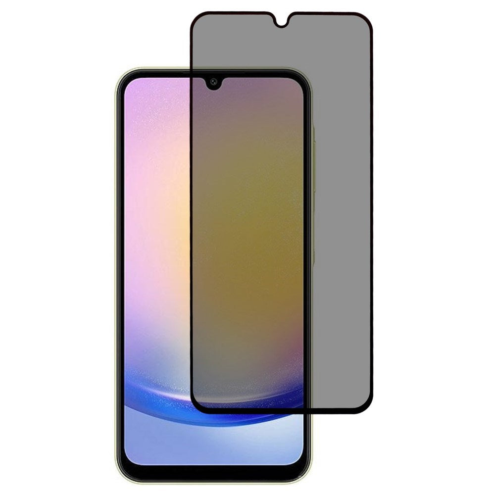 Samsung Galaxy A26 (5G) Full Fit Hærdet Skærmbeskyttelsesglas - Privacy Funktion - Gennemsigtig