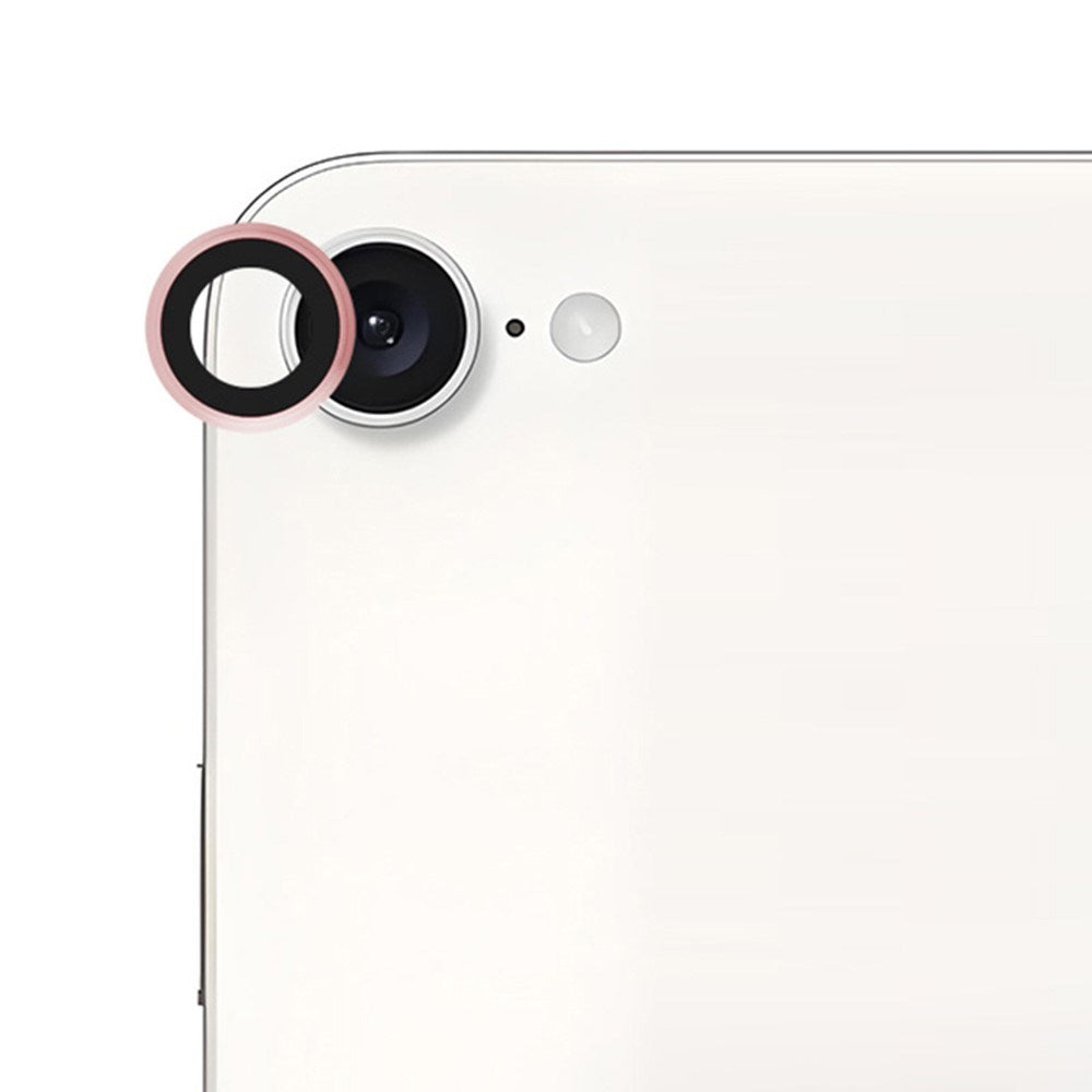 iPhone 17e / 16e RURIHAI Kameralinsebeskyttelse - Lyserød