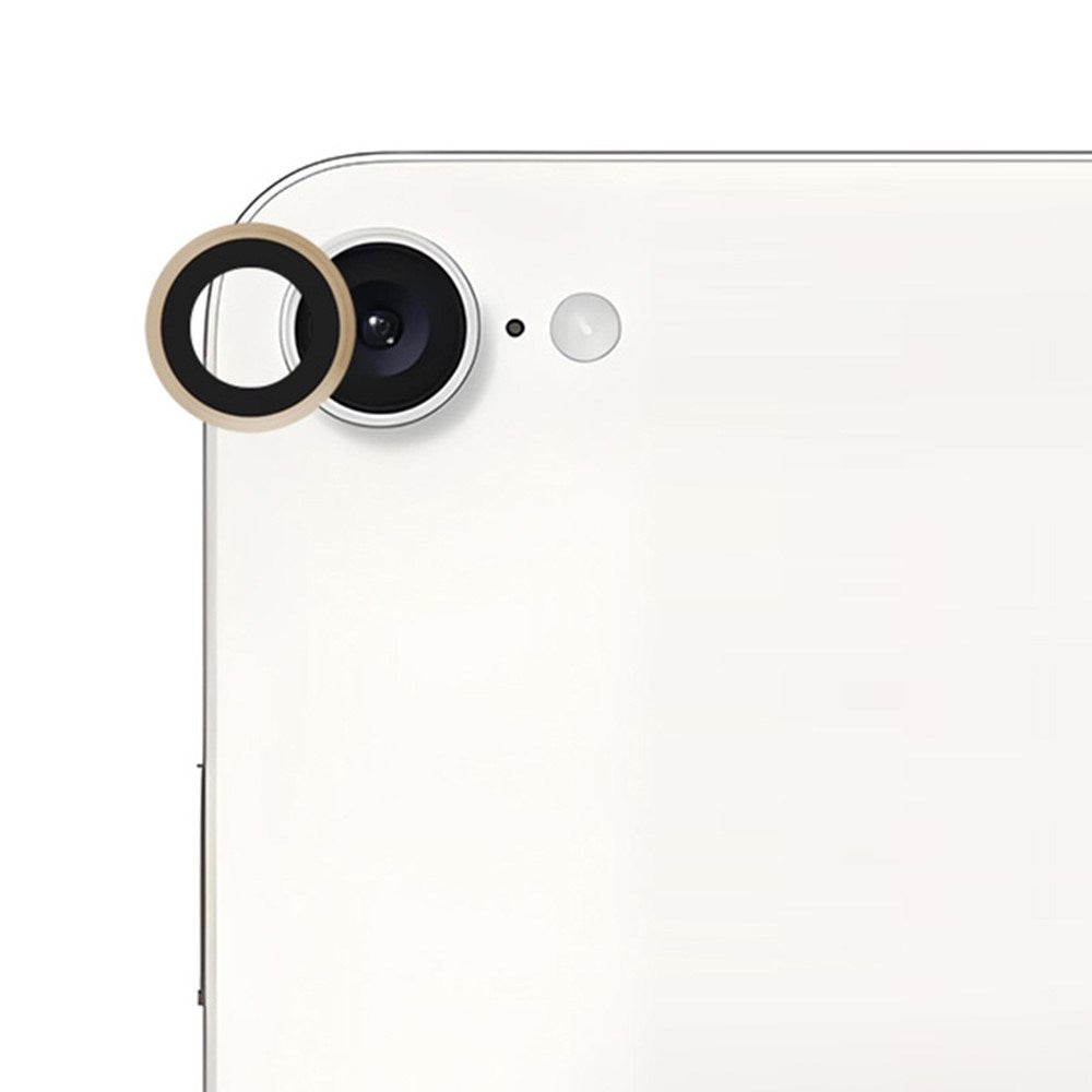 iPhone 17e / 16e RURIHAI Kameralinsebeskyttelse - Guld