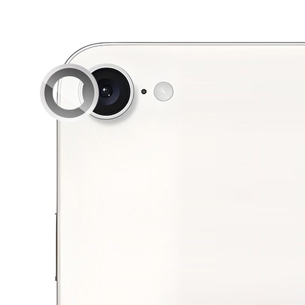 iPhone 17e / 16e RURIHAI Kameralinsebeskyttelse - Sølv