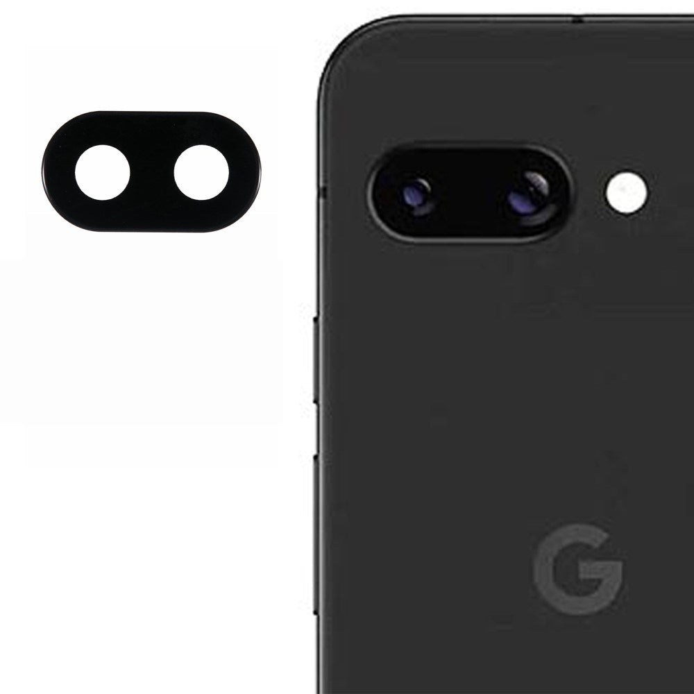 Google Pixel 9a Hærdet Kameralinsebeskyttelsesglas - Sort