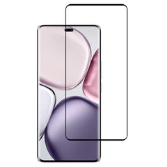 Honor Magic7 Lite Full Fit Hærdet Skærmbeskyttelsesglas - Gennemsigtig / Sort