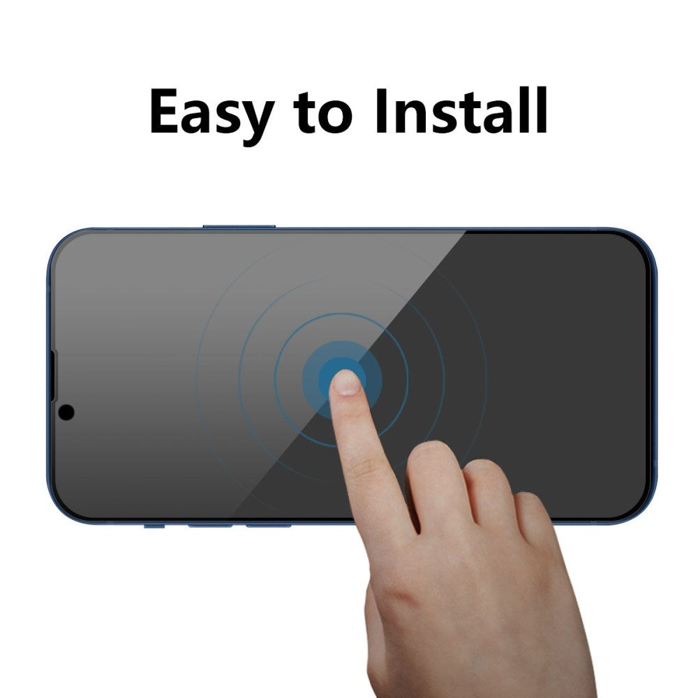 ENKAY iPhone 17e / 16e Anti-Spy Hærdet Privacy Beskyttelsesglas - Gennemsigtig