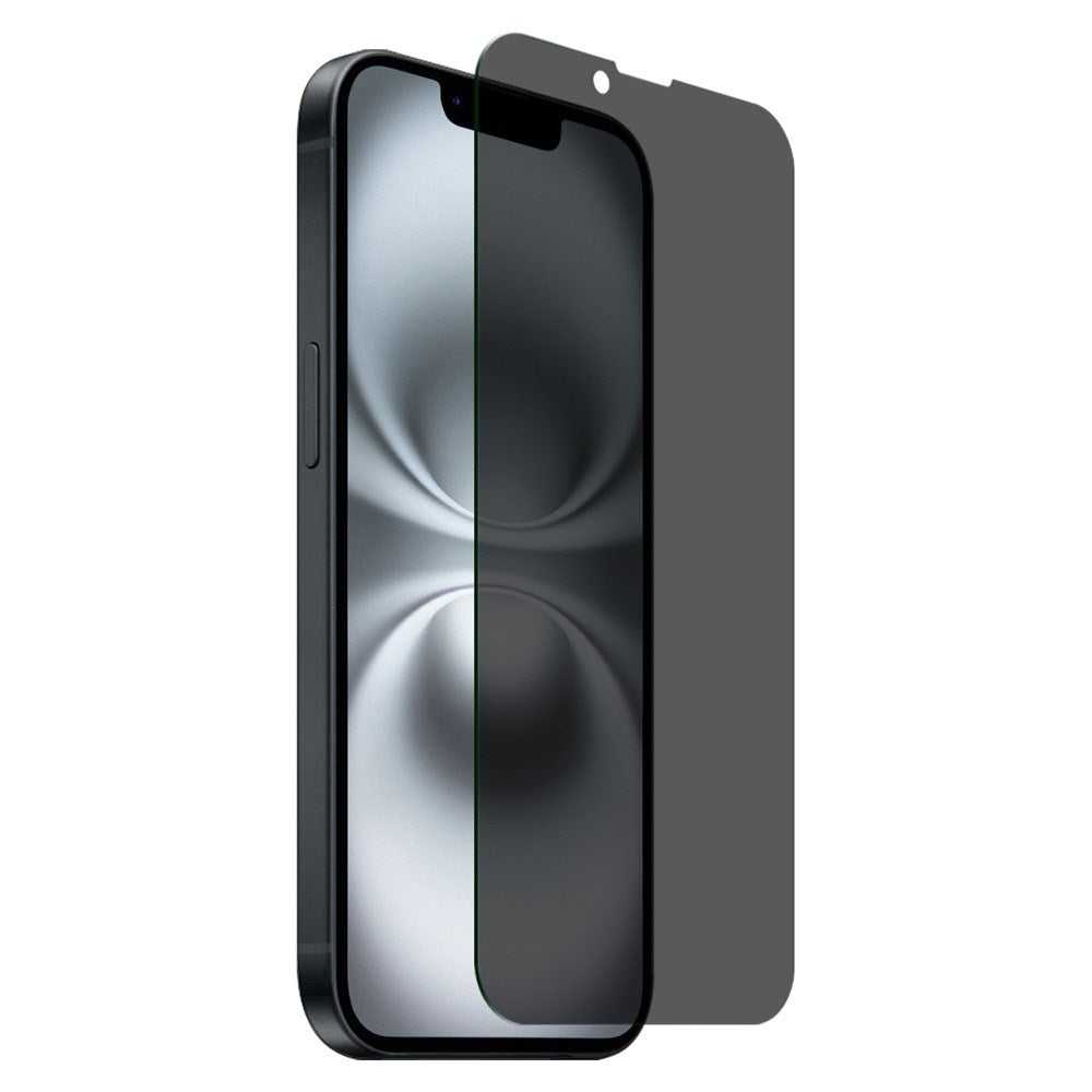NORTHJO iPhone 17e / 16e Skærmbeskyttelse Hærdet Glas 0.3mm - Privacy Funktion - Gennemsigtig