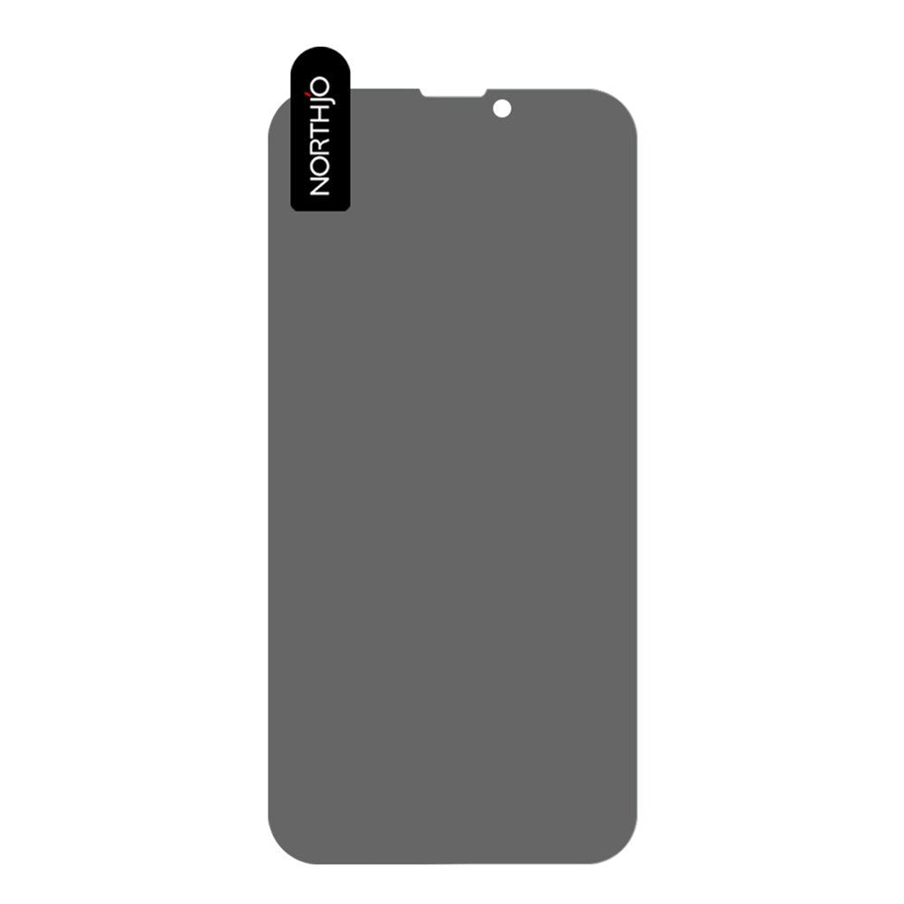 NORTHJO iPhone 17e / 16e Skærmbeskyttelse Hærdet Glas 0.3mm - Privacy Funktion - Gennemsigtig