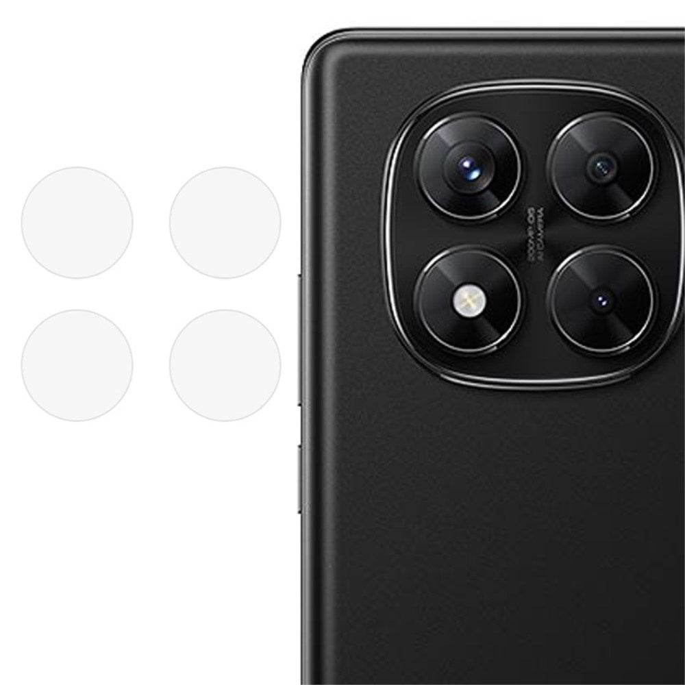 Xiaomi Redmi Note 14 Pro (5G) Hærdet Kameralinsebeskyttelsesglas - Gennemsigtig