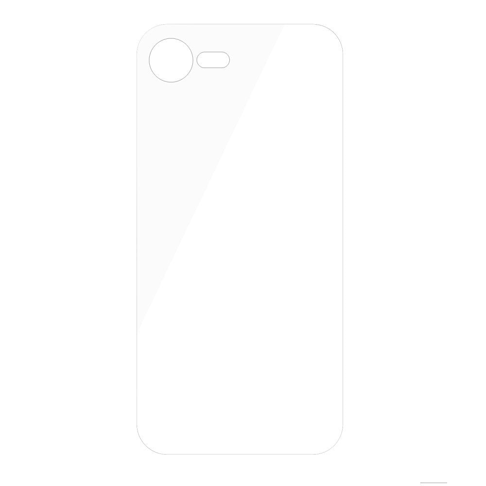 iPhone 17e / 16e Hærdet Beskyttelsesglas til Bagsiden - Gennemsigtig