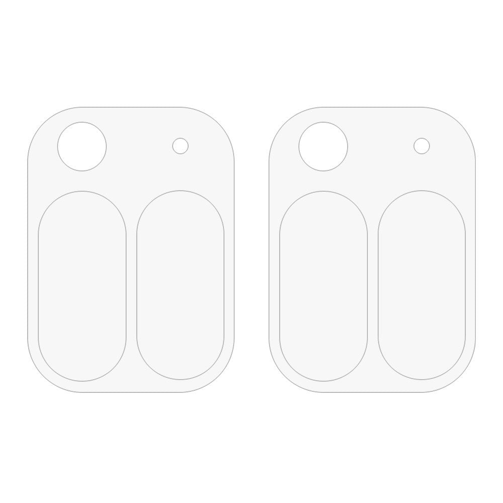 Google Pixel 10 Pro Fold Kameralinsebeskyttelsesglas - 2 stk. - Gennemsigtig