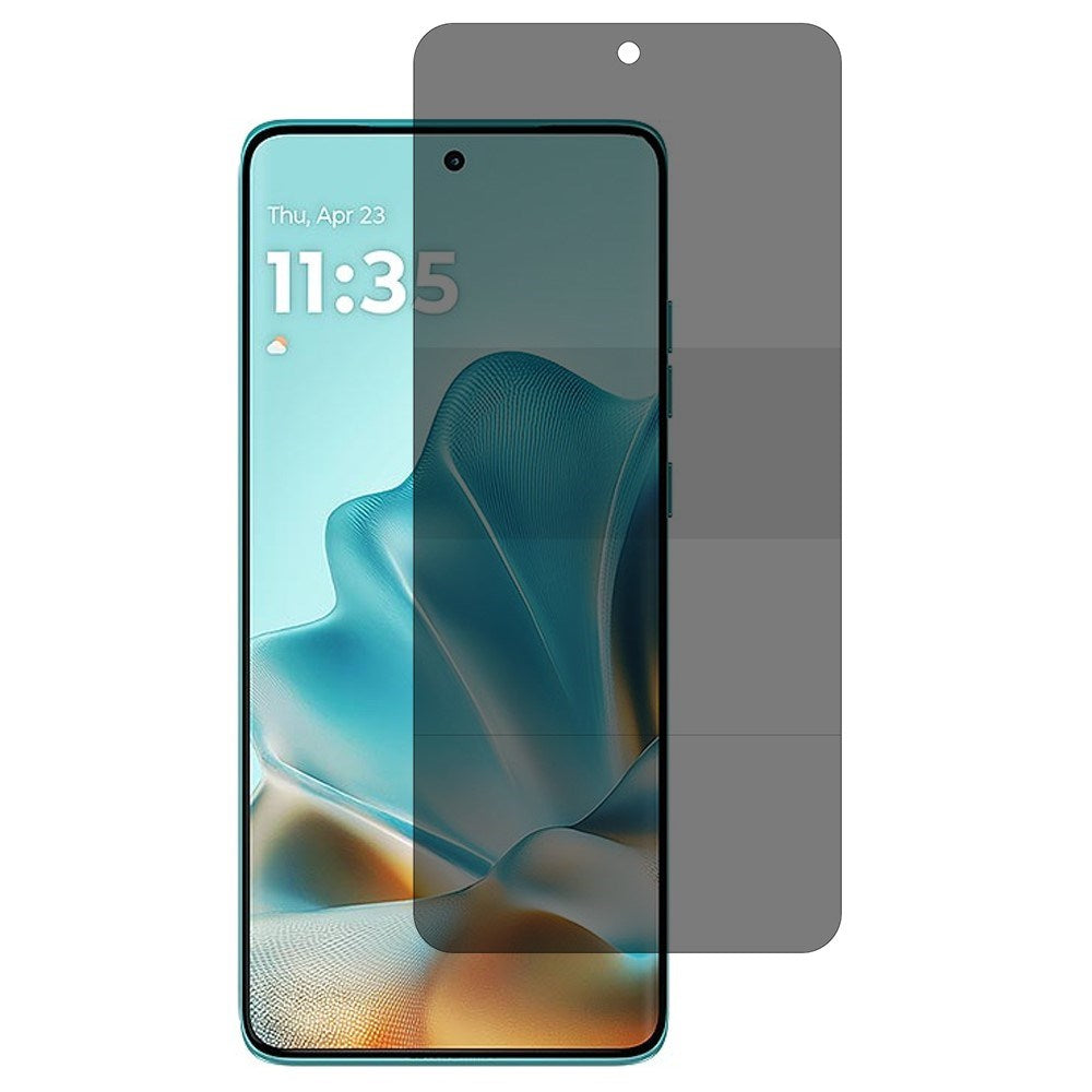 Motorola Edge 60 / Edge 60 Pro / Edge 60 Fusion Beskyttelsesfilm m. Privacy Funktion - Gennemsigtig
