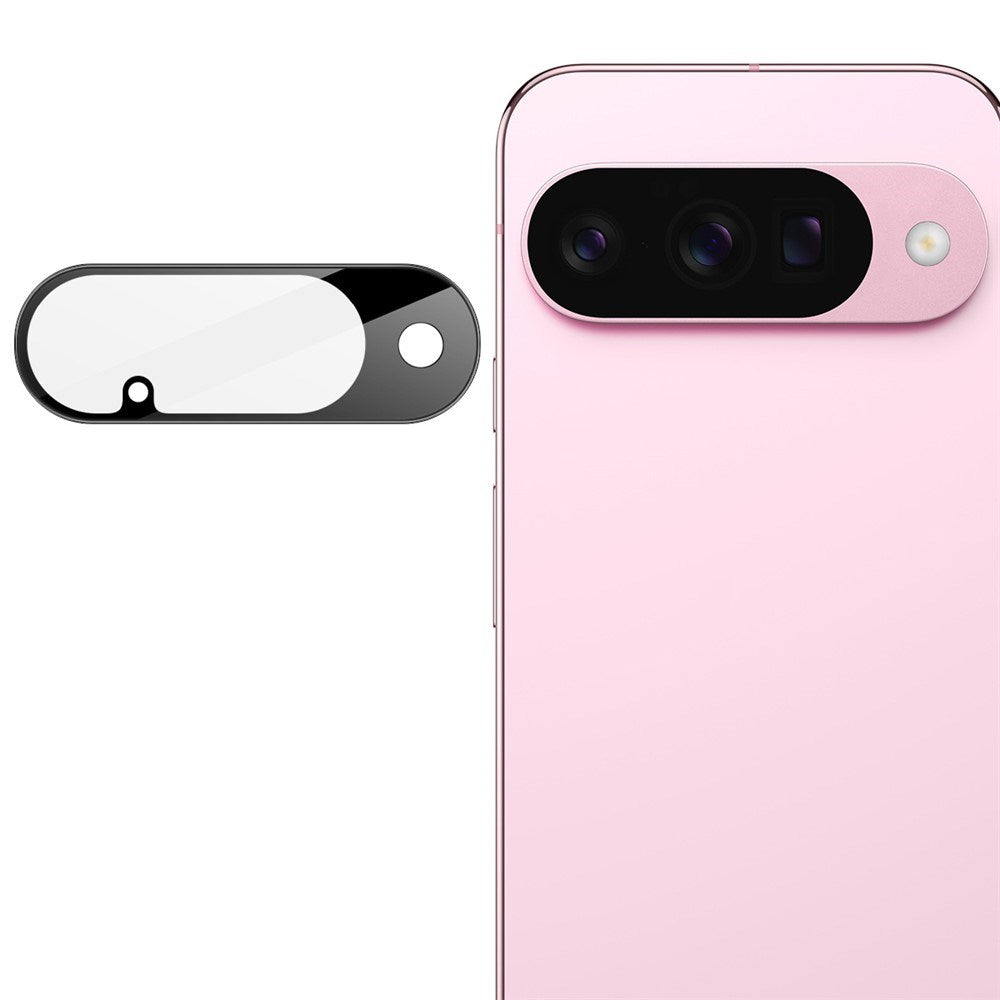 IMAK Google Pixel 10 Kameralinsebeskyttelse - Hærdet Glas - Sort