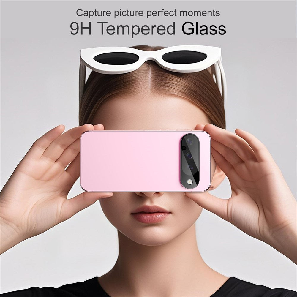 IMAK Google Pixel 10 Kameralinsebeskyttelse - Hærdet Glas - Sort
