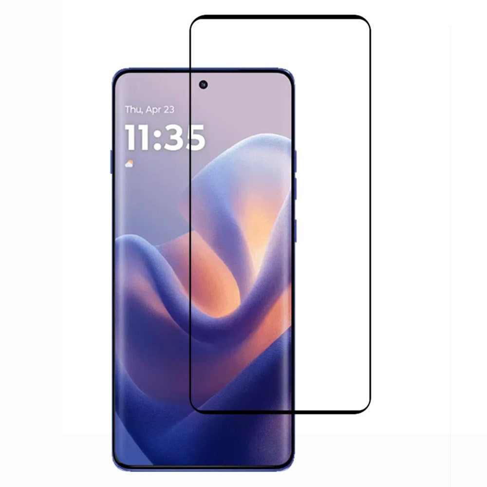 Motorola Edge 60 Pro Skærmbeskyttelsesglas - Gennemsigtig / Sort