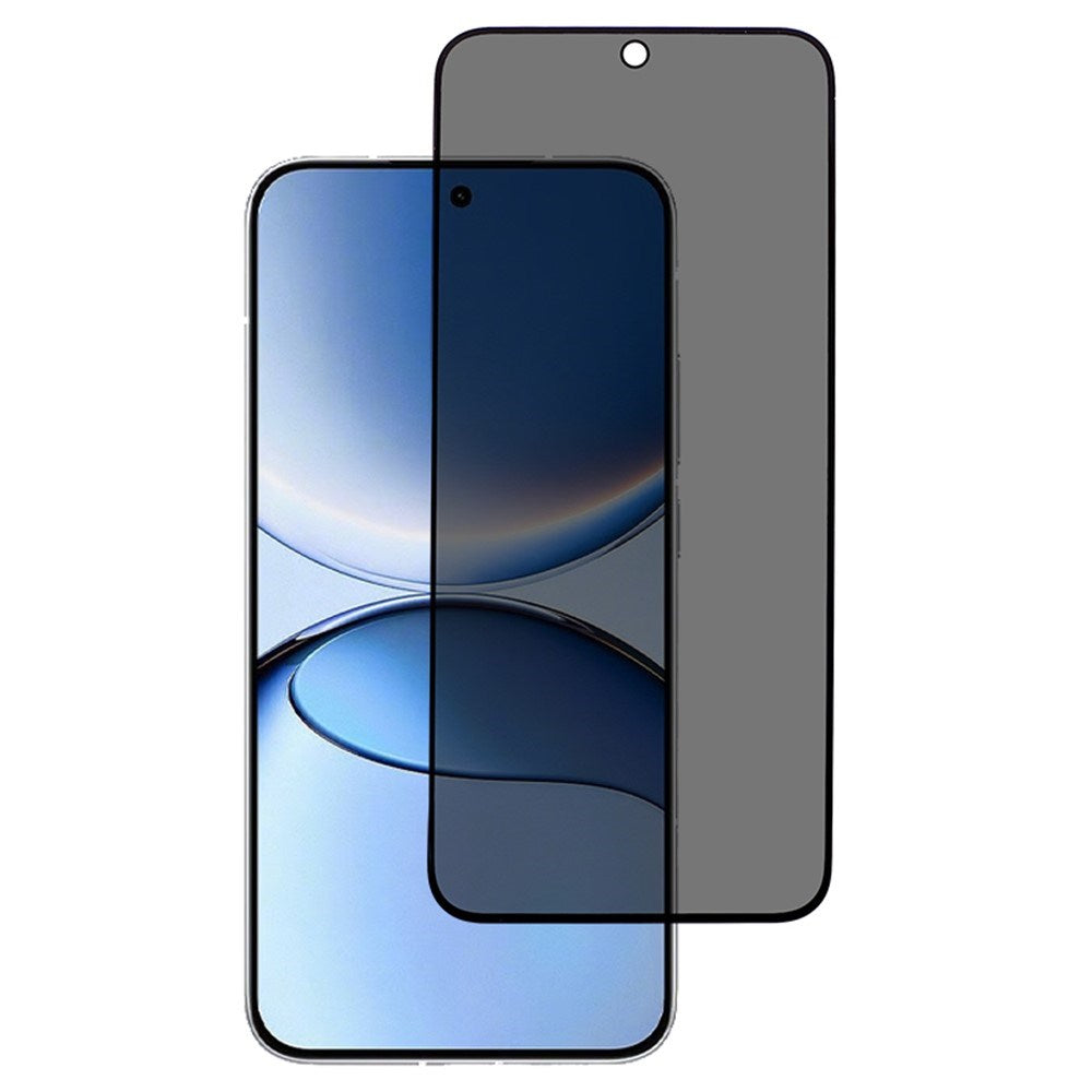 Xiaomi Poco F7 Hærdet Skærmbeskyttelsesglas - Privacy Funktion - Gennemsigtig
