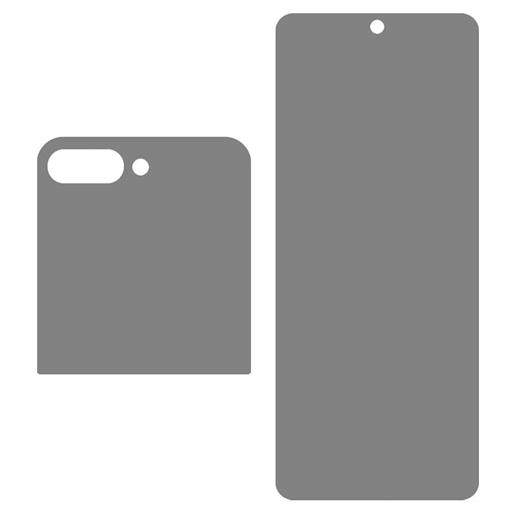 Samsung Galaxy Z Flip7 Skærmbeskyttelse m. Privacy Funktion - Gennemsigtig