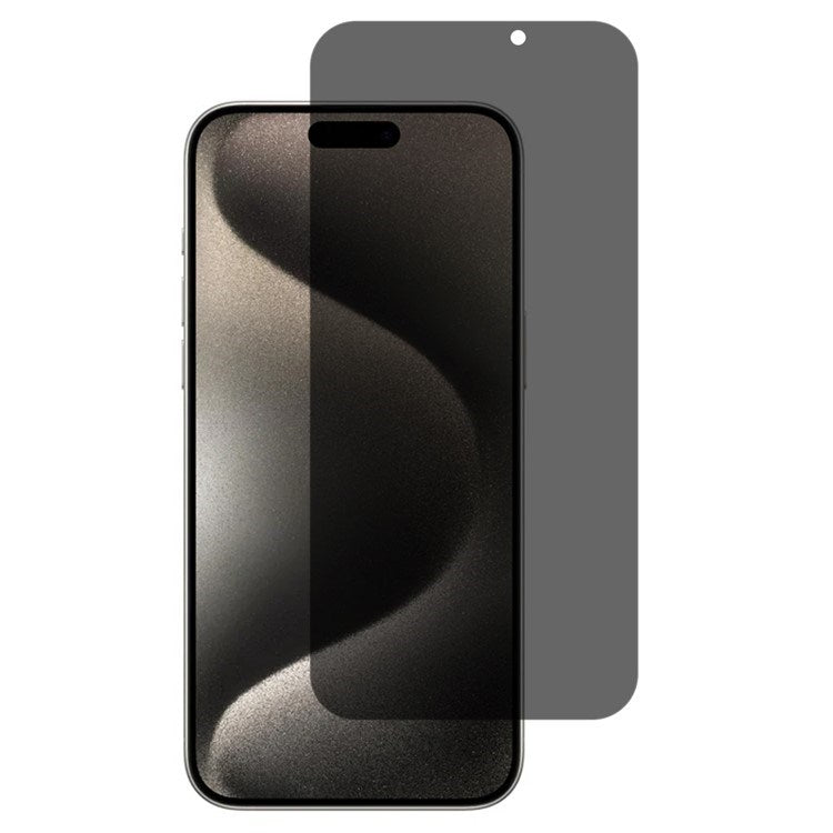 iPhone 17 Pro Max Hærdet Skærmbeskyttelsesglas - Privacy Funktion - Gennemsigtig