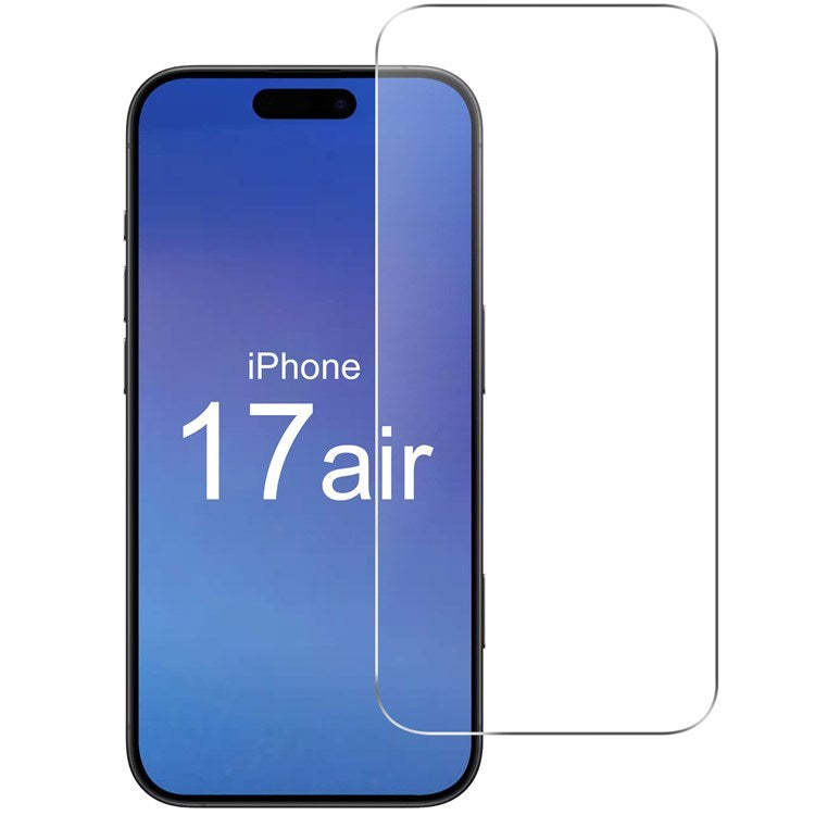 iPhone Air 2-i-1 Beskyttelsessæt m. Hærdet Skærmbeskyttelsesglas & 2 stk Kameralinsebeskyttelsesfilm - Gennemsigtig