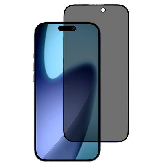 iPhone 17 Pro Full Fit Hærdet Skærmbeskyttelsesglas - Privacy Funktion - Gennemsigtig